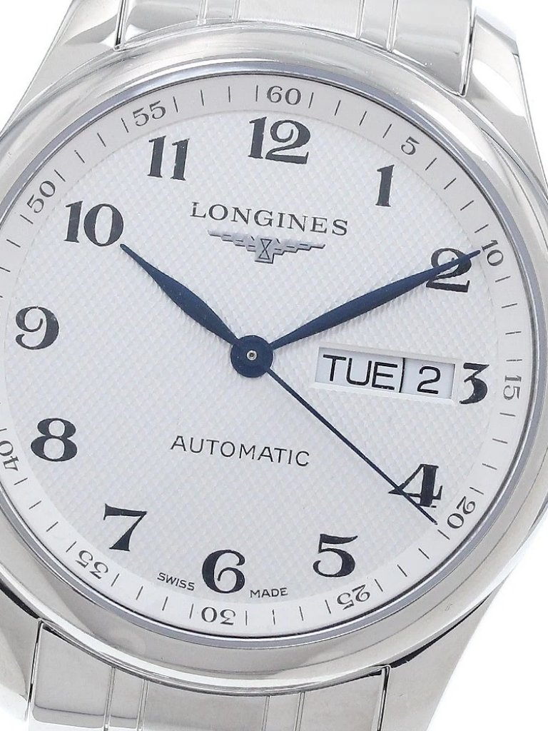 Longines Master Collection L27554 Day Date Silver Dial Automatic Mens949646